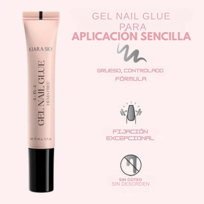 4 EN 1 GEL 3D + PEGAMENTO DE SOFT GEL/CRISTALES