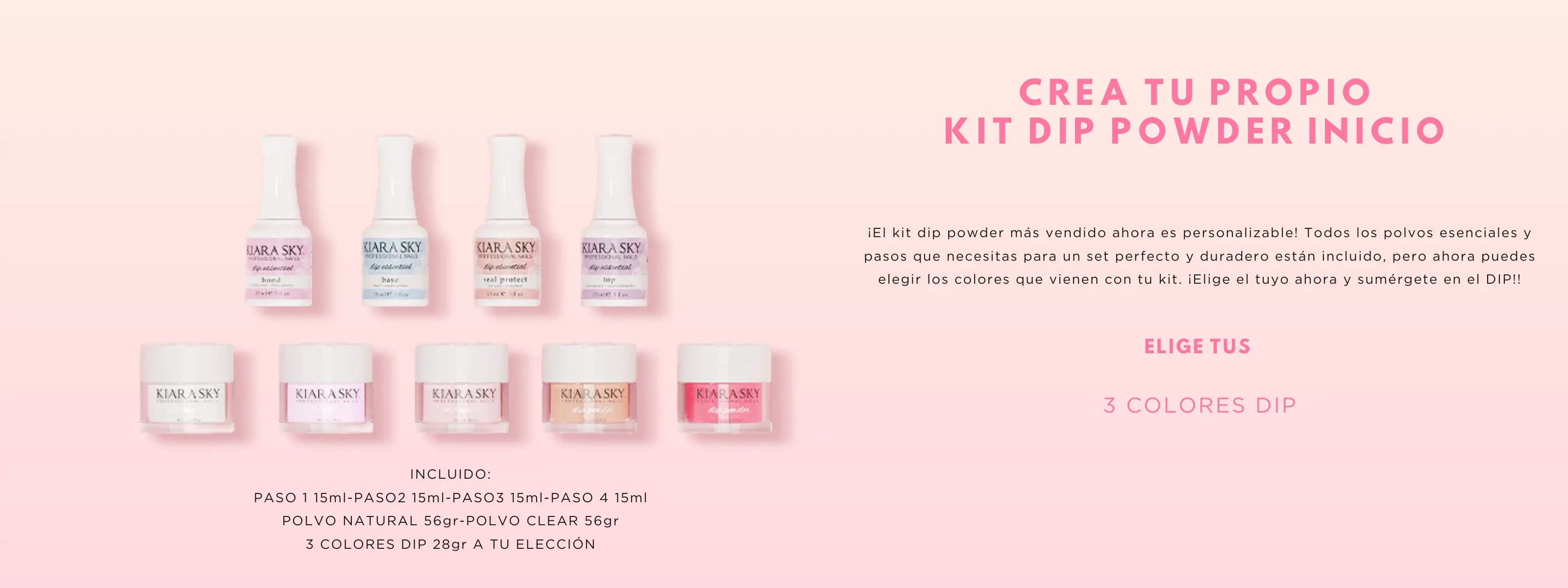 KIT A ELECCION DIP POWDER
