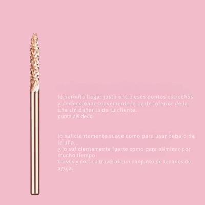 Limpiador Para Debajo De Las Uñas Rosa Medio