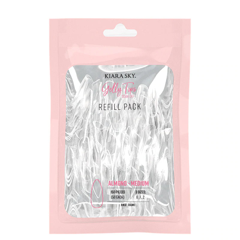 Gelly Tips Refill Pack - Almendra Medio