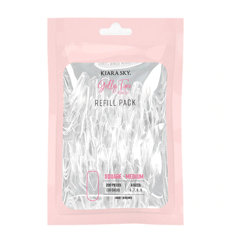 Gelly Tips Refill Pack - Cuadrado Medio