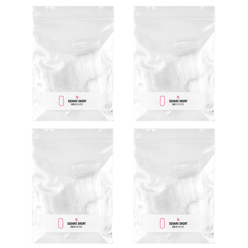 Gelly Tips Refill Pack - Cuadrado Corto