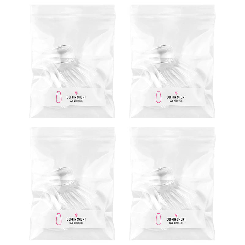 Gelly Tips Refill Pack- Coffin Corto