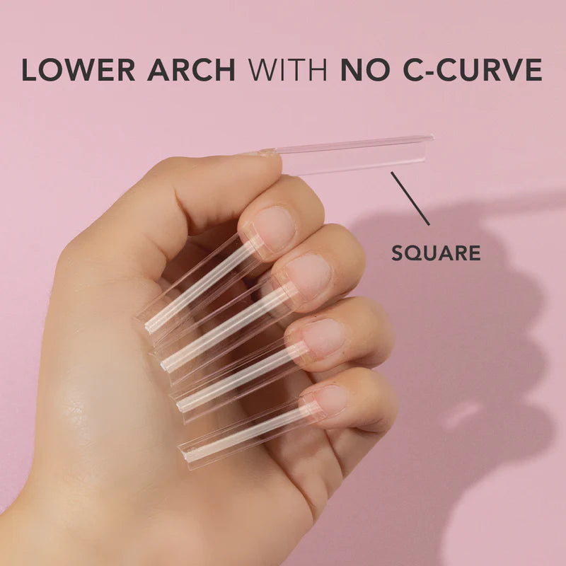 No Curva C Tips Square Xxl - Clear