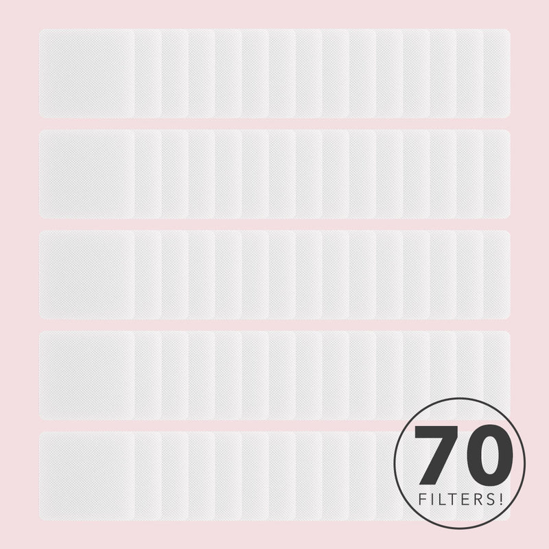 Pack De Filtros Desechables Para Extractor De Polvo 70 Unid