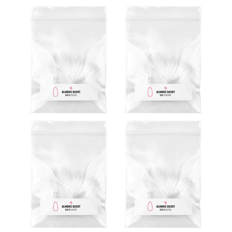 Gelly Tips Refill Pack - Almendra Corto
