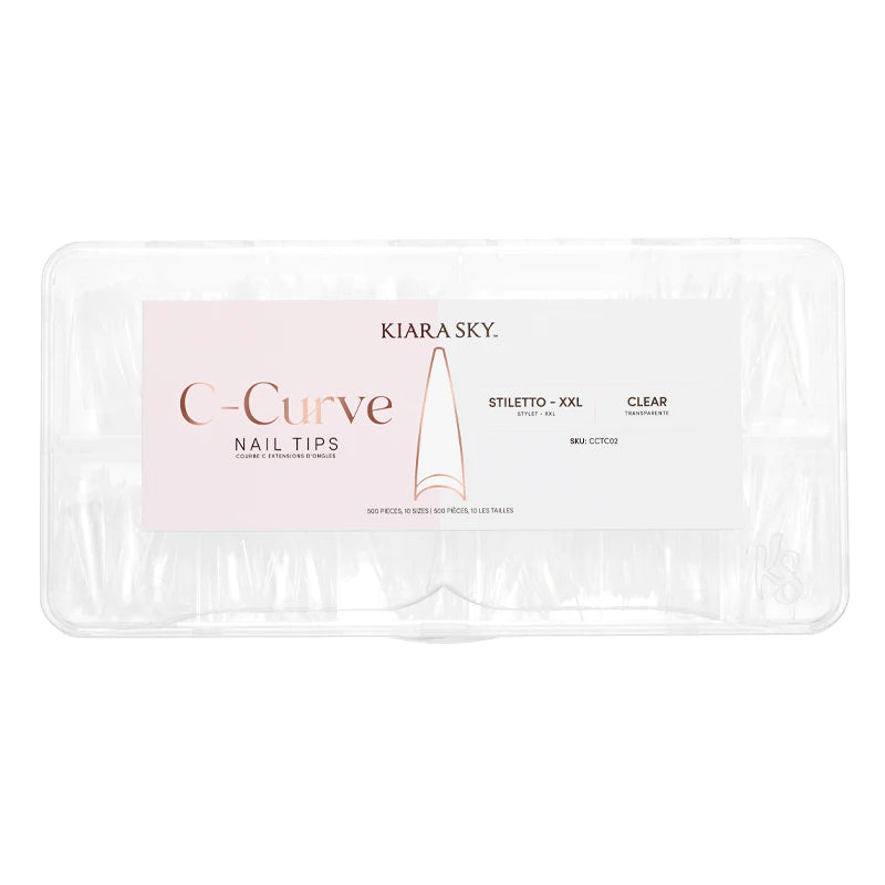 Tips Stiletto  Xxl - Clear